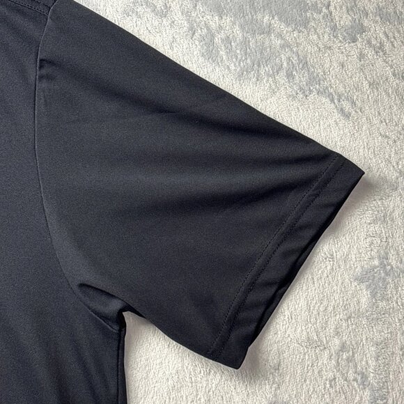 Hewlett-Packard Black Dri-Fit Golf Polo Shirt On Tour Mens Size Medium M Logo - Picture 6 of 8